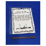 Relic of the American Civil War