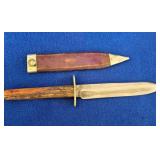 Stag Handled Hunting Knife