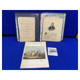 Assorted Historical Prints and Pages