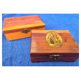 2 Cedar Boxes