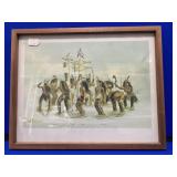 Framed George Catlin Print