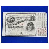 Five Dollar Louisiana Bond