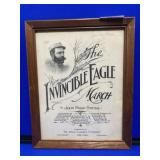 Framed Sheet Music Poster