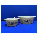 2- Pyrex  Casserole Dishes