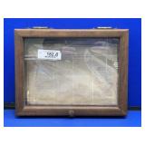 Wooden Display with Christian Herald News