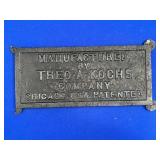 Vintage Manufacturing Plaque