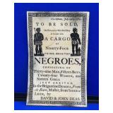 Historical Broadside Reproduction (1769)