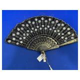 Black Oriental Hand Fan