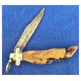 Stag Foot Pocket Knife