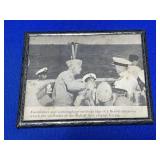 Framed Picture of Eisenhower & Cunningham