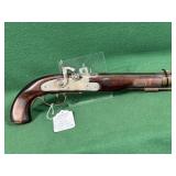 Unmarked Black Powder Pistol, 40 Cal.