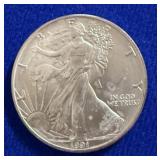 1991 UNC ASE Silver Dollar