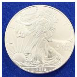 UNC 2013 ASE $1 Dollar Coin