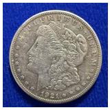 1921 S Morgan Silver Dollars