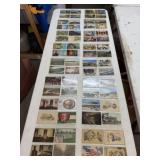 16 Binder Sleeves of Vintage Postcards