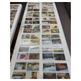 16 Binder Sleeves of Vintage Postcards
