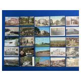 25 Vintage Postcards