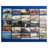 25 Mixed Vintage Scenic Postcard Collection