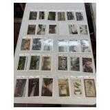 10 Binder Sleeves of Vintage Postcards