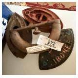 3 Antique Sad Iron