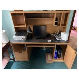 Computer Desk & Electronics
