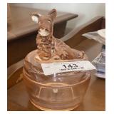 Scottie Dog Powder Jar