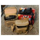 Box of Vintage Cameras