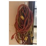 Lot of Electric Extension Cords
