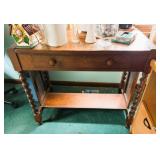 Antique One Drawer Oak Table