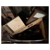 Box of Antique Door Hardware & Miscellaneous