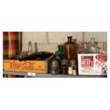 Shelf of Bottles, Insulators & Miscellaneous