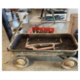 Rex Rocket Vintage Toy Wagon