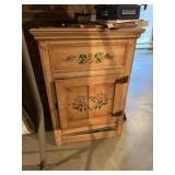 Antique Hand Painted Ice Chest