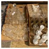 4 Flats of Miscellaneous Glass