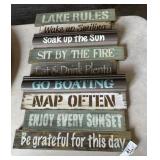 Lake Rules Wall Art