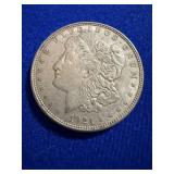 1921 D Morgan Silver Dollar