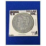 1891 CC Morgan Silver Dollar