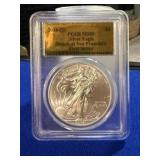 MS69 2014-S Silver Eagle Coin