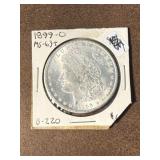 1899-O Morgan Silver Dollar