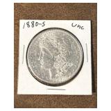 1880-S Morgan Silver Dollar