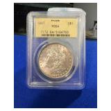 1887 Morgan Silver Dollar