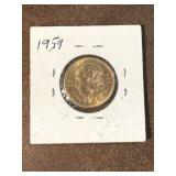 1959 Diez Pesos Mexican Gold Coin