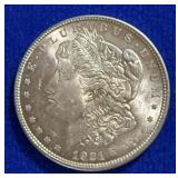 1921 Morgan Silver Dollar