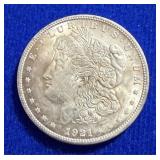 1921 Morgan Silver Dollar