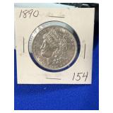 1890 Morgan Silver Dollar