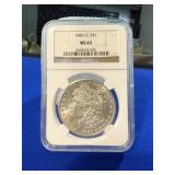 MS 63 1885 CC Morgan Silver Dollar