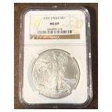 MS69 2009 Silver Eagle Coin