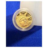 1986 W $5 Commemorative Gold Coin