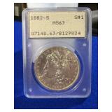 1882-S Morgan Silver Dollar