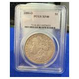 1880-O Morgan Silver Dollar